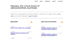 Desktop Screenshot of mawqey.com